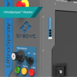 Fixed nozzle ensuring precise ultrasonic spray coating