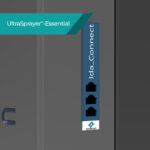 XY motion spray nozzle ensuring uniform thin film coatings