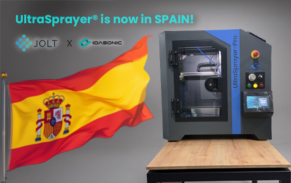 ultrasonic spray coating machine in spain - Jolt Solutions x idasonic
