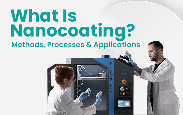 What is nanocoating? How does nanocoating work? What materials can be nanocoated? What is ultrasonic spray coating? What is the difference between electrospinning and nanocoating? Why is plasma treatment used before coating?